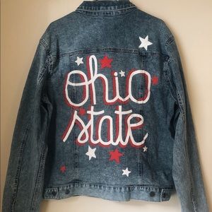OSU DENIM JACKET | handpainted